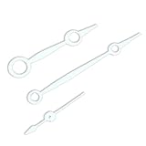 NATEFEMIN Hour/Minute/Second Silver Watch Hands Needle Set for ETA 6497 6498 ST36 Movement Dial Hands Needle Set Replacement Hands Silver DIY Part