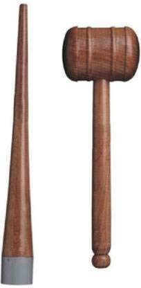 Rockjon Combo of 1Cricket Bat Knocking Mallet/Hammer with 1Cricket Bat Handle Gripper Cone (B08T1JW15C) Amazon Price History, Amazon Price Tracker