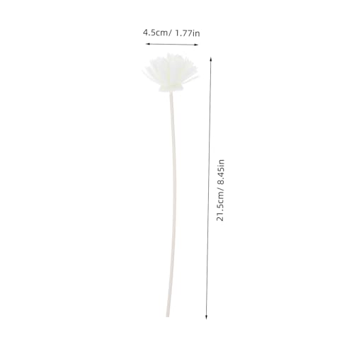 6 unidades de varillas difusoras con flores artificiales miniatura 2