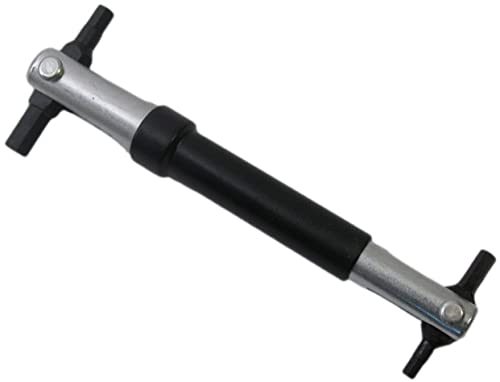 IceToolz 15cm Long Combination Allen Key, 4/5/6/8mm Flexible Hex Key with Soft Grip, Durable Chrome-Vanadium Steel