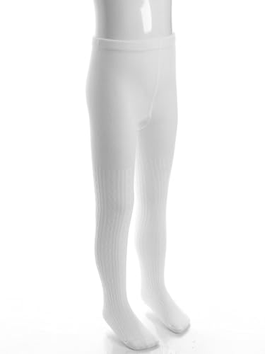 Hularka Kids Girls Cotton Tights Footed Thick Winter Cable Knit Legging Pantyhose Stockings Ballet Class School Pants4