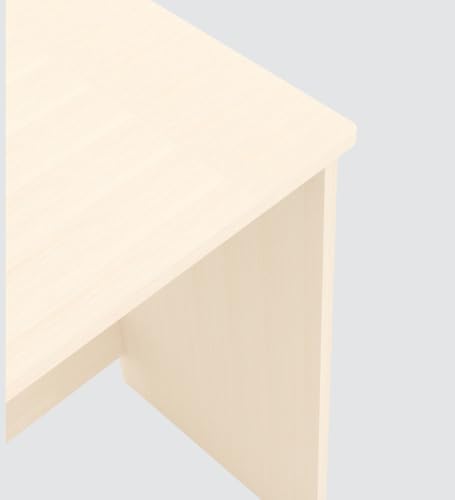 Image of Modern Compact Study Desk with 3 Side Shelves, Space-Saving Home Office Table, 103x72x40 cm, DIY Assembly