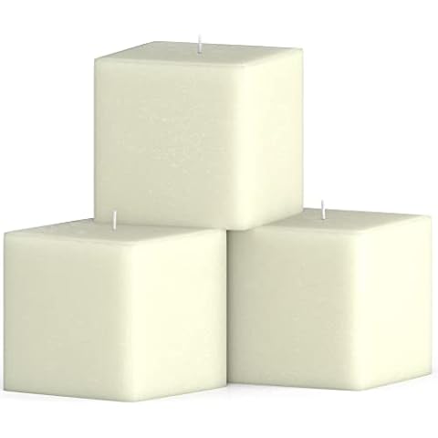 CANDWAX Ivory Square Candle Set Cover