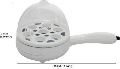 IK Enterprise Multipurpose Single Layer Handle Egg Boiler with Non Stick Fry pan Electric for Omelette Maker and Other Egg Variety(Pack Of 1,... - Image 5