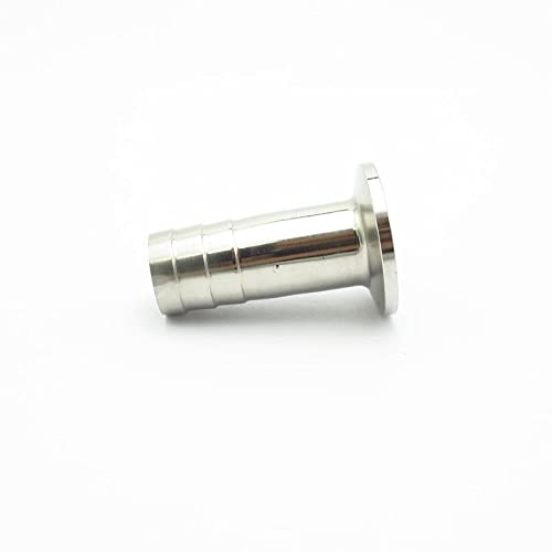 19mm Hose Barb x 34mm Ferrule OD 304 Stainless Steel Hex Sanitary Weld Ferrule Connector Pipe Fitting Fit 3/4