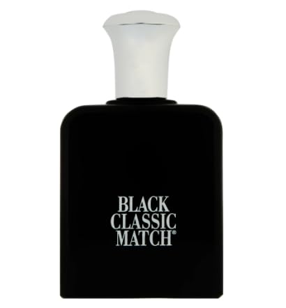 Black Classic Match For Men Eau De Toilette Spray, 2.5 Fl Oz - It Is An Eau Fraiche Blending Leafy Green Notes, Sparkling Mandarin, Ozone Marine Accord, Sandalwood, Tonka Bean And Patchouli