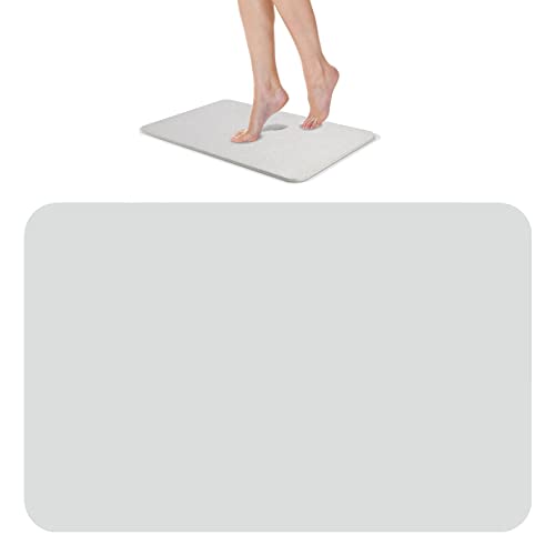Jorzer Mat de baño Diatomita de Piedra Mat de baño Absorbente de la Tierra de Tierra de diatomeas...