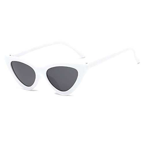 Image of Retro Vintage Narrow Cat Eye Sunglasses for Women Clout Goggles Plastic Frame