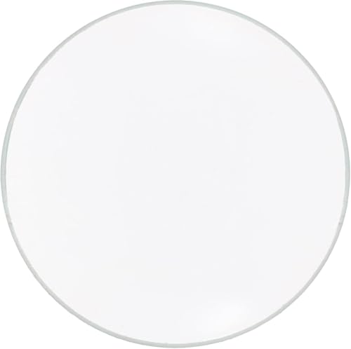 Image of Double Convex Lens, 3 inch (75mm) Diameter Concave Mirror, 380mm Focal Length, Spherical Edge Thickness 2.05mm, Optically Glass Lenses, Ground Edges, Polished, for Physics Classrooms