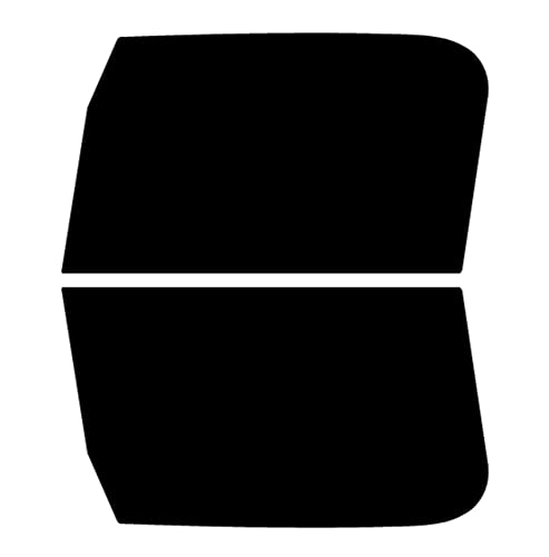 True Line Automotive Precut Auto Window Tint - Compatible with Jeep Wrangler 2 Door SUV 1997-2006 - 20% Front Sides Only - Ceramic Window Tint Kit