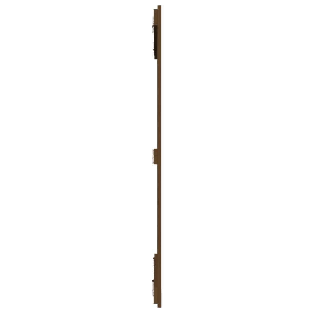 824936 Testiera da Parete Ambra 95,5x3x110cm in Legno Massello di Pino Testata in Legno,Testata Letto Matrimoniale Muebles Dormitorio Spalliera Letto Testiere per Letto Matrimoniale