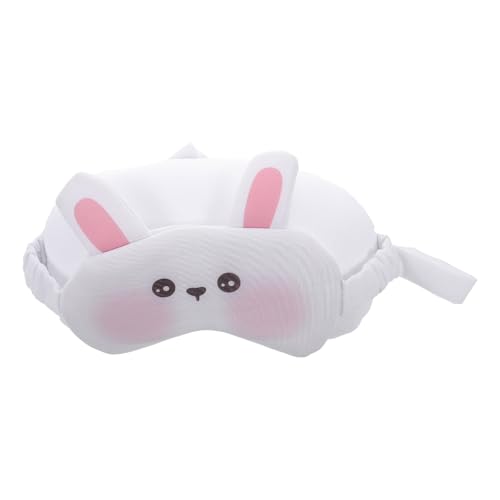 Abaodam まくら お昼寝枕 トラベルネックピロー オフィス目隠し スリーピングネックサポート アイカバー枕 動物旅行枕 漫画旅行枕 アイマスク枕 睡眠枕 動物の首枕 綿、発泡粒子 Beige