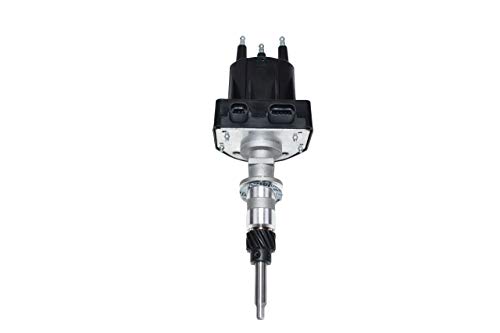 A-Team Performance - Est Marine Electronic Ignition Distributor Efi - Compatible With Mercruiser Chevy Volvo Penta Omc Indmar 2.5L And 3.0L Delco For 4 Cylinder Applications 18-5475, 817377 Black Cap #TOP4