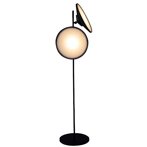 Lámpara de pie industrial TTDGYYXW de 2 luces orientables para sala de estar