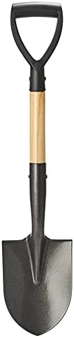 Shovel for Digging，Small Round Shovel with an Overall Length of 28 Inches，Kids Beach Shovel with D-Handel,Mini Garden Shovel ,Car Snow Shovel