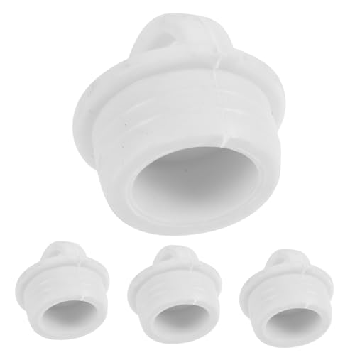 Homoyoyo 4 Piezas Tapones de Desagüe para Cubo de Fregona de Repuesto Tapón de Sellado de Goma para Cubos de Fregona Compatible con Varios Lavabos y Baños