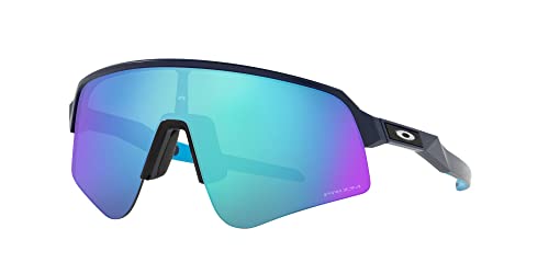 Oakley Men's Oo9465 Sutro Lite Sweep Rectangular Sunglasses, Matte Navy/Prizm Sapphire, 39 mm2