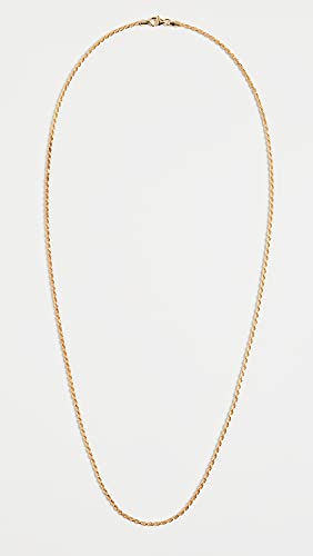 Men's Rope Chain Necklace, Polished Gold, One Size2