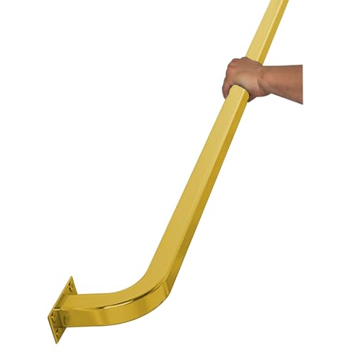 Main courante dorée 90 cm pour sécuriser l'escalier de la maison - 2