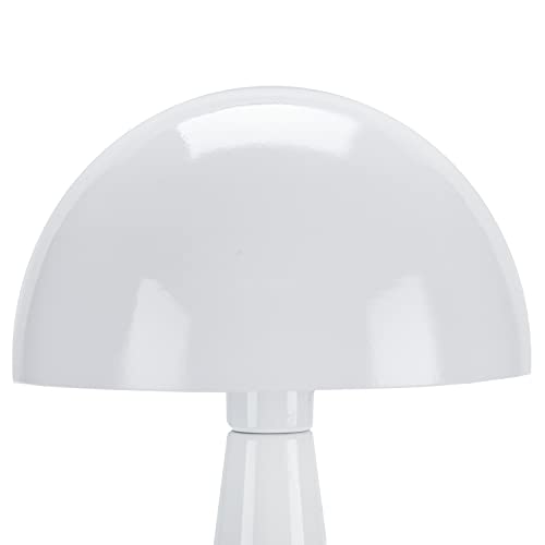 Lámpara de Mesa de Noche de Metal Blanca 16 pulg miniatura 6