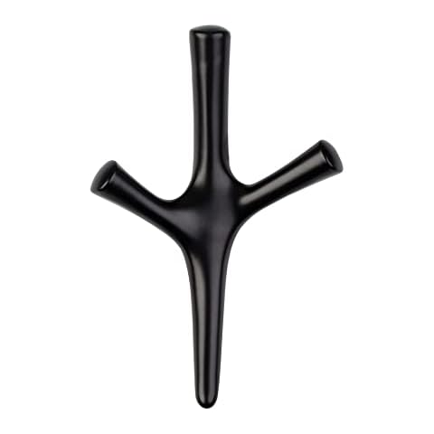 LouMaxx Perchero negro mate de metal de pared Cover