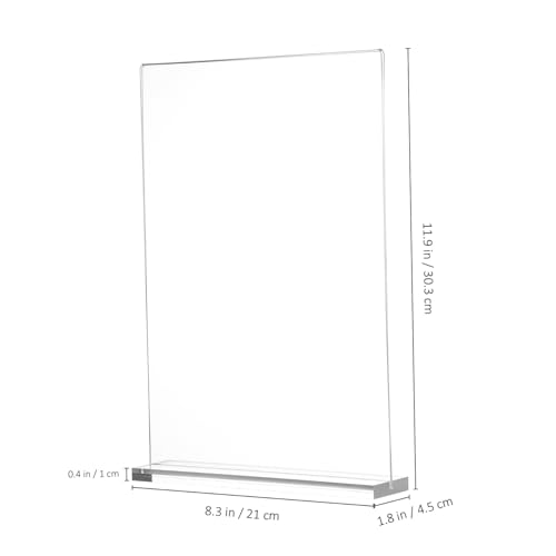 Support de table acrylique pour protéger et afficher les menus sans reflet - 2