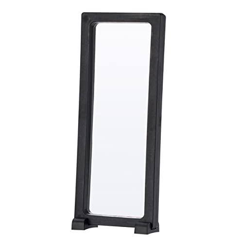 RORPOIR Cadre Flottant Pour Bijoux Monnaie Boîte De Présentation Transparente Noire Effet Suspendu Avec Film Pe Support Sans Base Pour Exposition Et Vitrines
