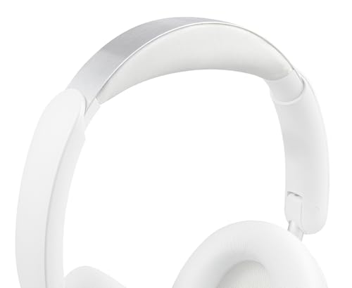 Cinta para diadema SOULWIT para audífonos Anker Soundcore Space Q45, repuesto para almohadillas de diadema – Blanco miniatura 1