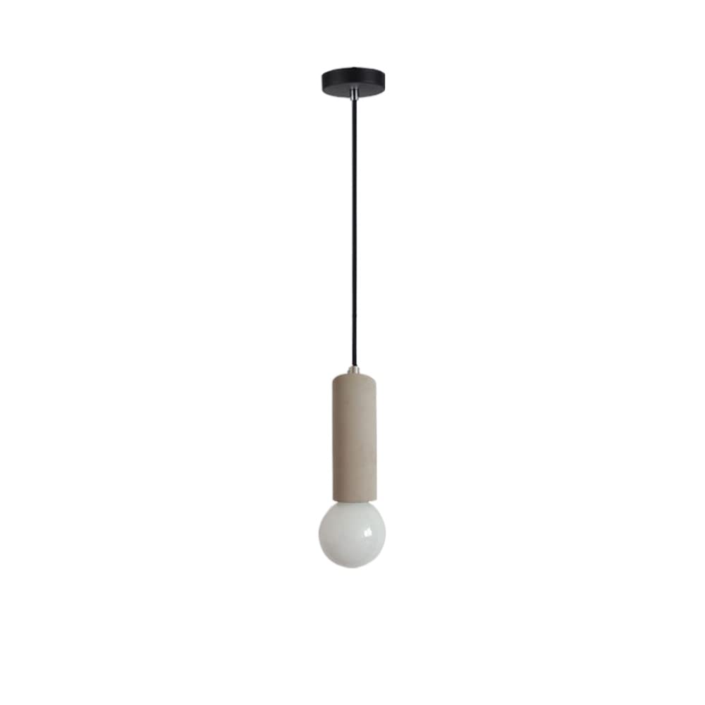 Candelabro de combinación de hormigón artesanal y lámpara decorativa de techo 7