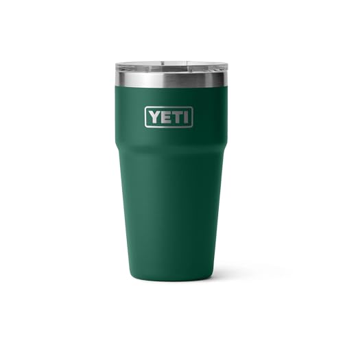 Image of YETI Rambler 20 oz Stackable Tumbler, Stainless Steel, Vacuum Insulated with MagSlider Lid