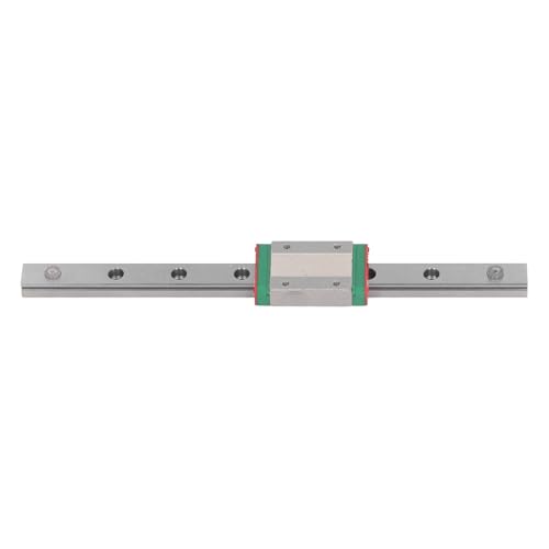 Miniature Linear Rail Slide, Bearing Steel Material, Quiet Low-Friction Motion, Interchangeable, Widely Used in Industrial Applications Including Solar Equipment (MGN12H-200)