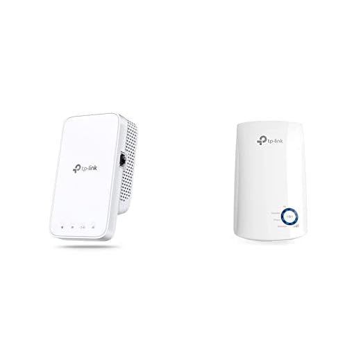 TP-Link RE330 WLAN Verstärker Repeater AC1200 (867MBit/s 5GHz + 300MBit/s 2,4GHz) weiß & TL-WA850RE WLAN Verstärker Repeater(300 Mbit/s, WLAN Verstärker, App Steuerung, Ethernet-Port) weiß