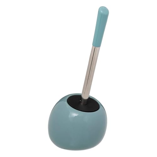5five - brosse wc céramique colorama bleu artic