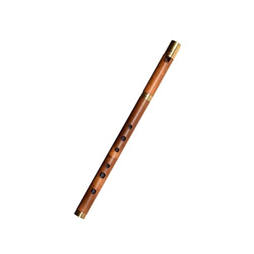 Key of D Wooden Whistle VDC-01 Great Sound Hand Carved Stabilized Wood Traditional Folk Wind Instrument Flute Orchestra Unique Woodwind Handmade Brown, Brown wood