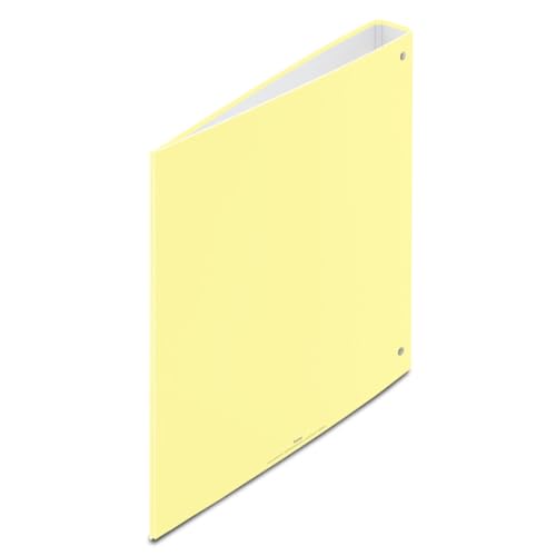 Hama Ordner A4 (39mm R&uuml;ckenbreite, Ringbuch, Ringordner A4 4 Ringe, Organizer, Aktenordner, Schnellhefter mit Ring, Ringbuchordner f&uuml;r Portfolio, Schule, B&uuml;ro, Dokumente, Fotos etc.) Pappe gelb