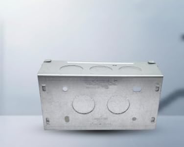 Concealed GI Sheet Metal Modular Junction Box, Galvanized Iron, 18 Gauge, Flush Mount, Rustproof Heavy Duty, 6, 4 Modular GI Box (5x3 Inch)-image-32
