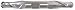 Monster Tool - 243-001001 - Carbide End Mill, 1/8" Diameter, 2 Flute, Double