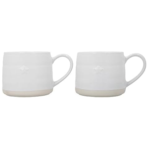 MIKASA Stoneware 2pc Cosy Mugs Gift Boxed Cover
