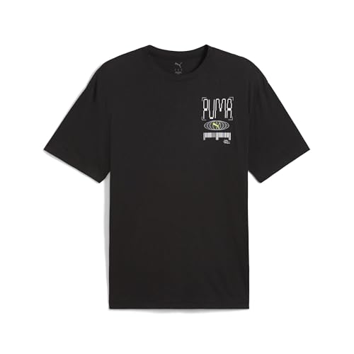 52738401_GRAPHICS ILLUSTRATIVE リラックス Tシャツ_プーマ ブラック_M