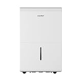 Comfee Luftentfeuchter, 30 L/24 H, Raumgröße ca. 180 M³, 80 M², Intelligenter Entfeuchtermodus, für Wohnung, Bad und Keller, 24 H Timer, Wassertank 3 L, Weiß, MDDP-30DEN7