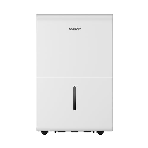 Comfee Luftentfeuchter, 30 L/24 H, Raumgröße ca. 180 M³, 80 M², Intelligenter Entfeuchtermodus, für Wohnung, Bad und Keller, 24 H Timer, Wassertank 3 L, Weiß, MDDP-30DEN7