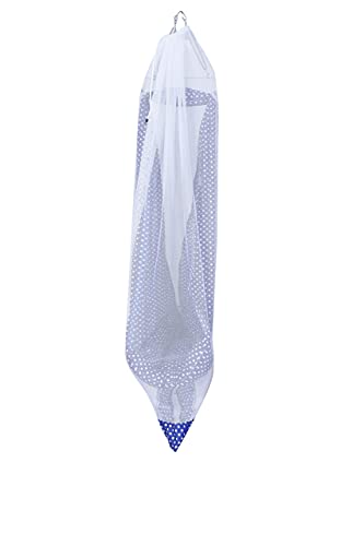 U2CUTE-Baby-Cradles-Baby-Jhula-Jhoola-Little-Baby-Hanging-Swing-Cradle-with-Mosquito-net-and-Spring-ToddlerDOT-Blue