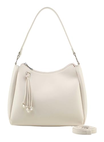 Sac à épaule bandoulière Sandve Midi Hobo Bag Seidenfelt Manufaktur cream écru