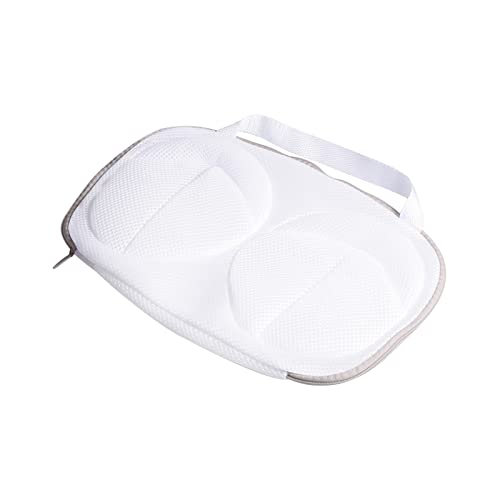 Bolsa de lavado de sujetadores para lavandería, bolsa de lavandería de malla de sujetador de 11.5 pulgadas, bolsa de lavado de malla transpirable, antideformación, se adapta a la copa A-D, reutilizaci