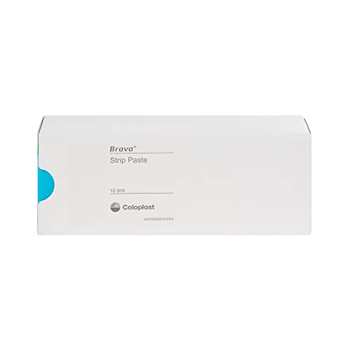 brava alcohol-free ostomy barrier moldable strip paste 2 oz 1 count 10 packs 10 total