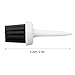 GRCFUMO 10 Pcs Tees Brush Type, Tee More Distance Brush, Plastic Brush, Unbreakable Tee Brush, More Distance and Low Resistance for Driver Training (White Black Hair)