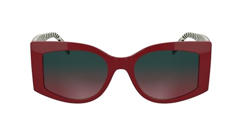 Lunettes Karl Lagerfeld modèle C: RED verres 53mm et pont 19mm couleur rouge