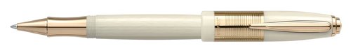Laban Genghis Khan Ivory GT Rollerball Pen - LRN-R987-IVPG