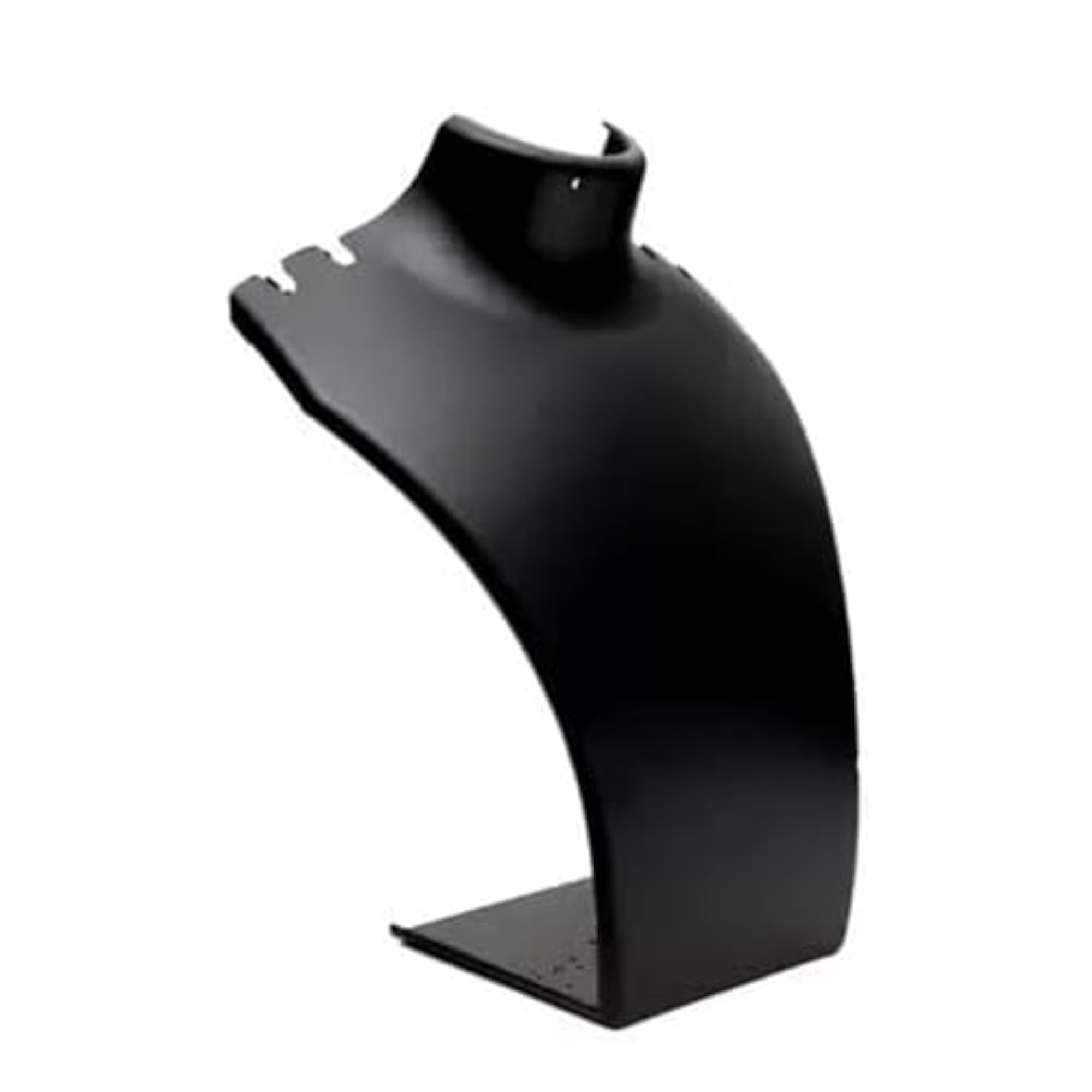 Black Diamond Curved Plastic Display Stand for Necklaces