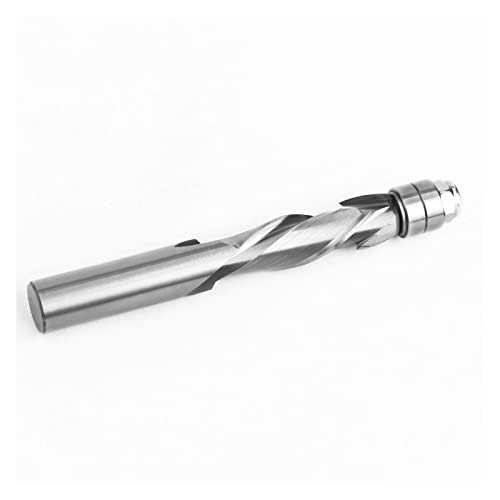 JUN-STORE 12mm 1 / 2inch Shank Flush Rold Solid Carbide Spiral Top Roding CNC Router bit, bit de Molino de Extremo de Corte de compresión SENMIA (Cutting Edge Length : 12.7mm Shank)